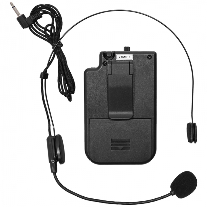 Boxa portabila BoomToneDJ TRAVELSOUND15, 15"/38cm, 350W RMS, BT/USB/FM/SD, 2 microfoane VHF, Bluetooth [8]