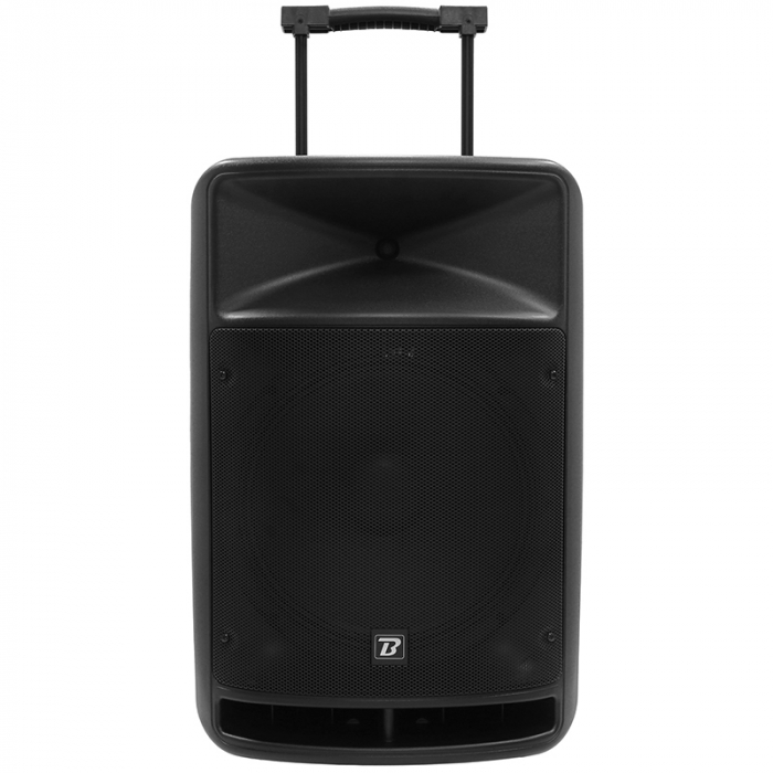 Boxa portabila BoomToneDJ TRAVELSOUND15, 15"/38cm, 350W RMS, BT/USB/FM/SD, 2 microfoane VHF, Bluetooth [9]