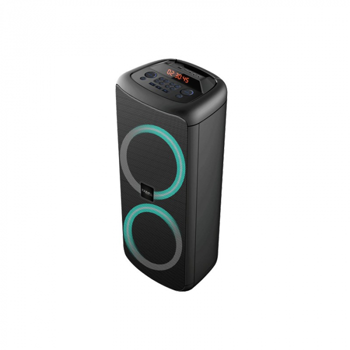 BOXA PORTABILA 2X10"/25CM 250W RMS CU BLUETOOTH/USB/SD [4]