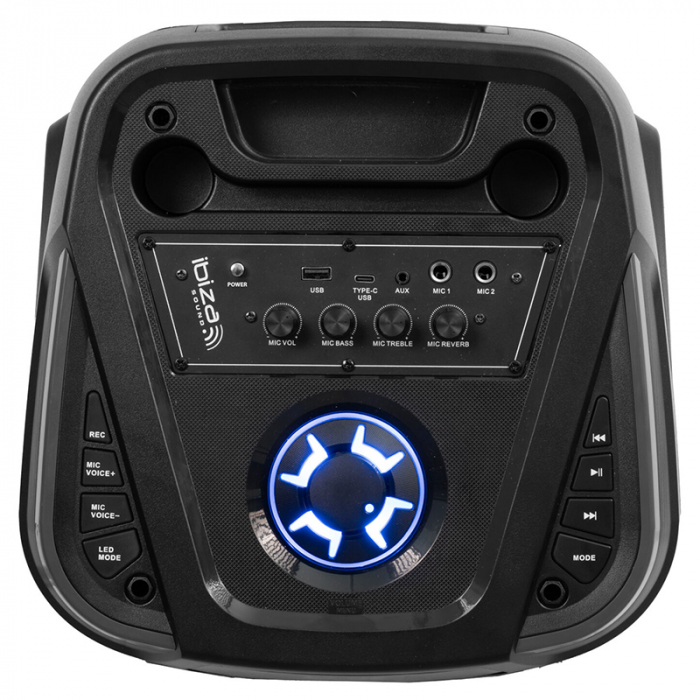 BOXA PORTABILA 2X10'/25CM 250W RMS CU USB/AUX [7]