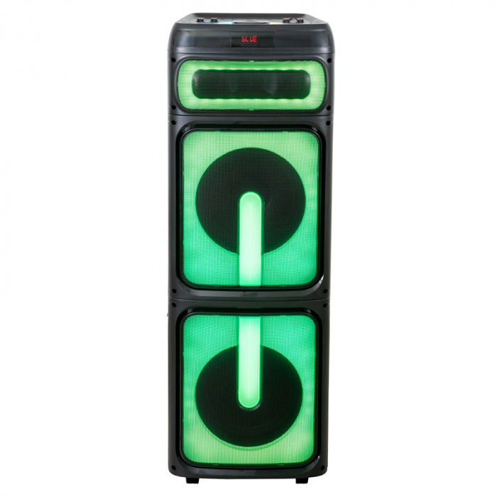 BOXA PORTABILA 2X10"/25CM 400W RMS CU USB/SD/BLUETOOTH [4]