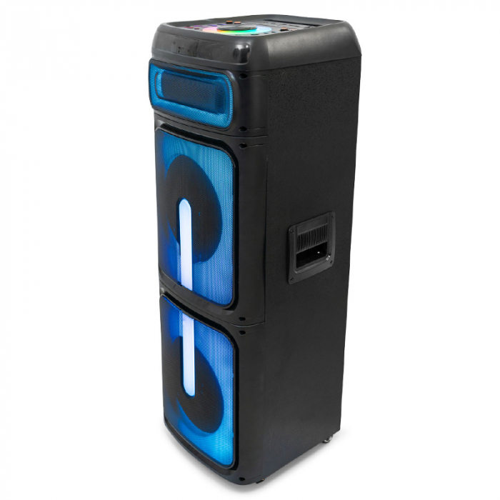 BOXA PORTABILA 2X10"/25CM 400W RMS CU USB/SD/BLUETOOTH [5]