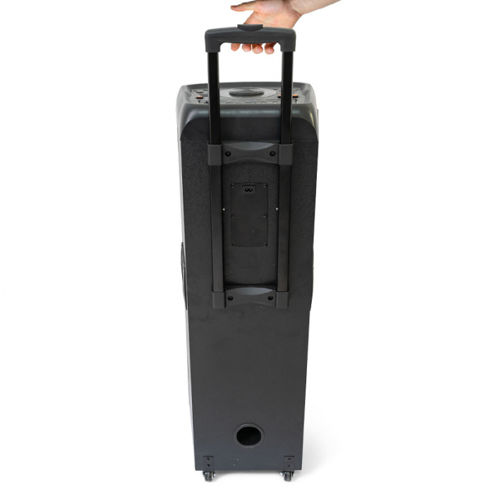 BOXA PORTABILA 2X10"/25CM 400W RMS CU USB/SD/BLUETOOTH [6]