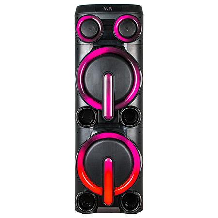 BOXA PORTABILA 2X10" BLUETOOTH/AUX/USB + MIC WIRELESS UHF [1]