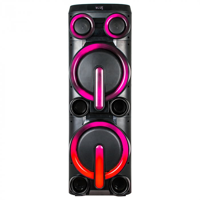 BOXA PORTABILA 2X10" BLUETOOTH/AUX/USB + MIC WIRELESS UHF [2]
