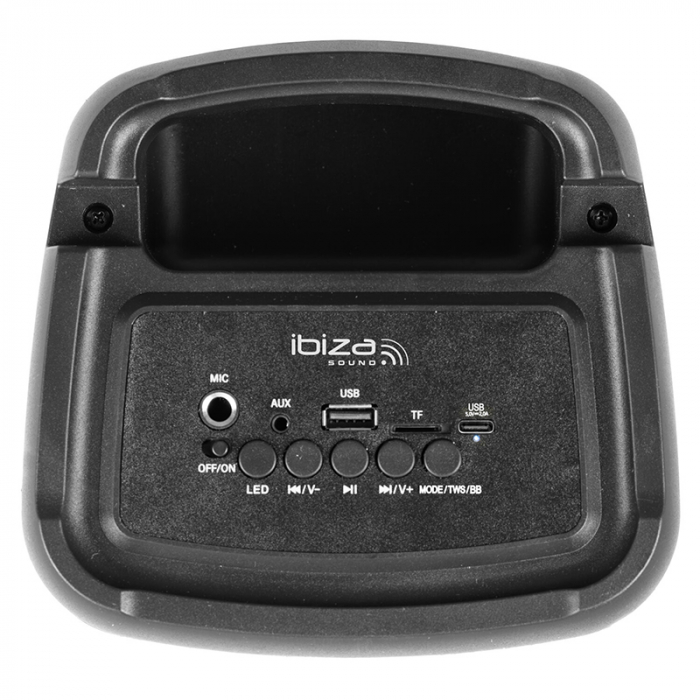 BOXA PORTABILA 2X4"/10CM 50W TWS BT/FM/USB/MSD [7]