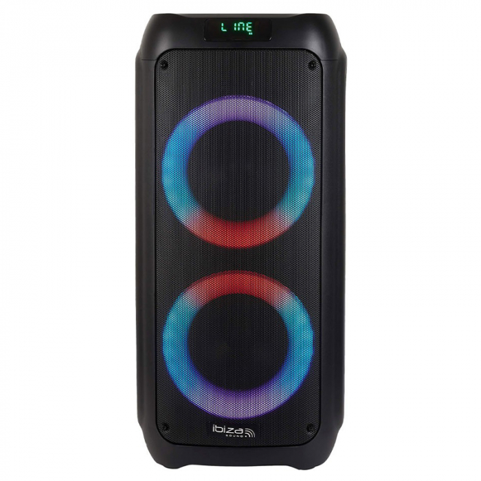 BOXA PORTABILA 2X6.5"/16CM USB/BT/SD [4]