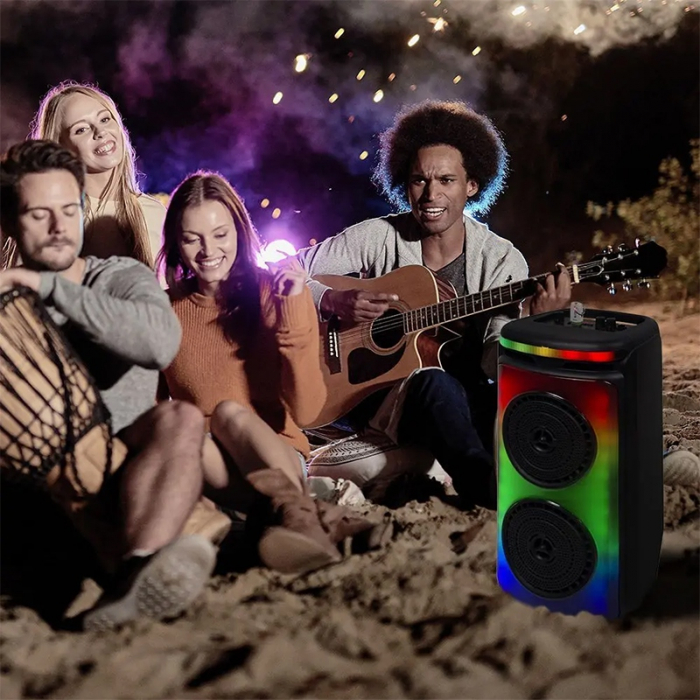 BOXA PORTABILA 2X6" 50W RMS BT/FM/AUX [3]