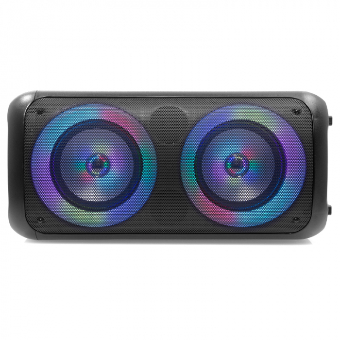 BOXA PORTABILA 2X8''/20CM CU BT/USB/SD [12]