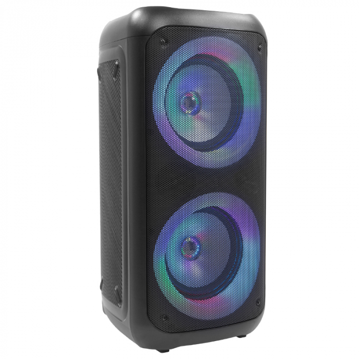 BOXA PORTABILA 2X8''/20CM CU BT/USB/SD [2]