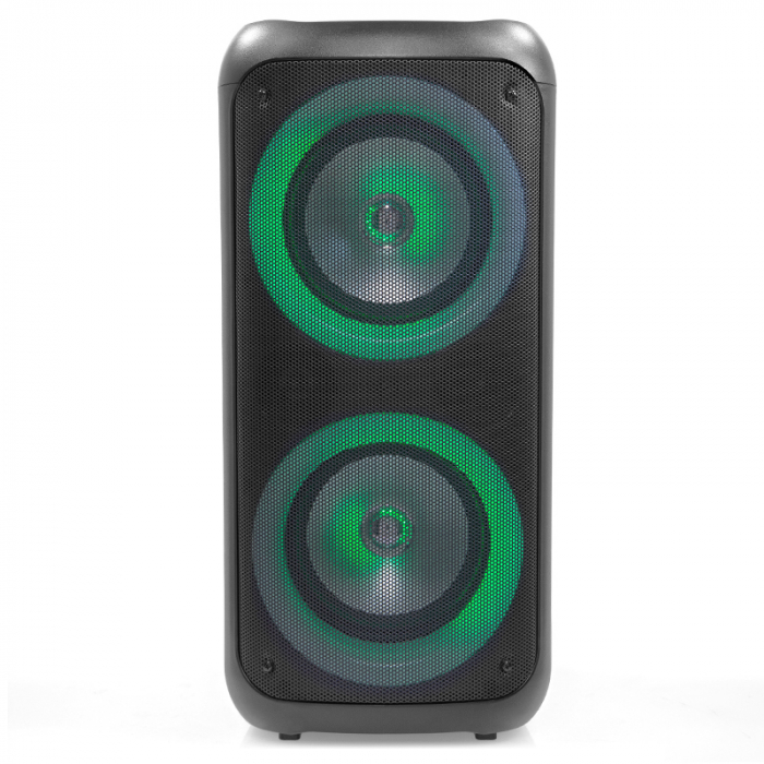 BOXA PORTABILA 2X8''/20CM CU BT/USB/SD [9]