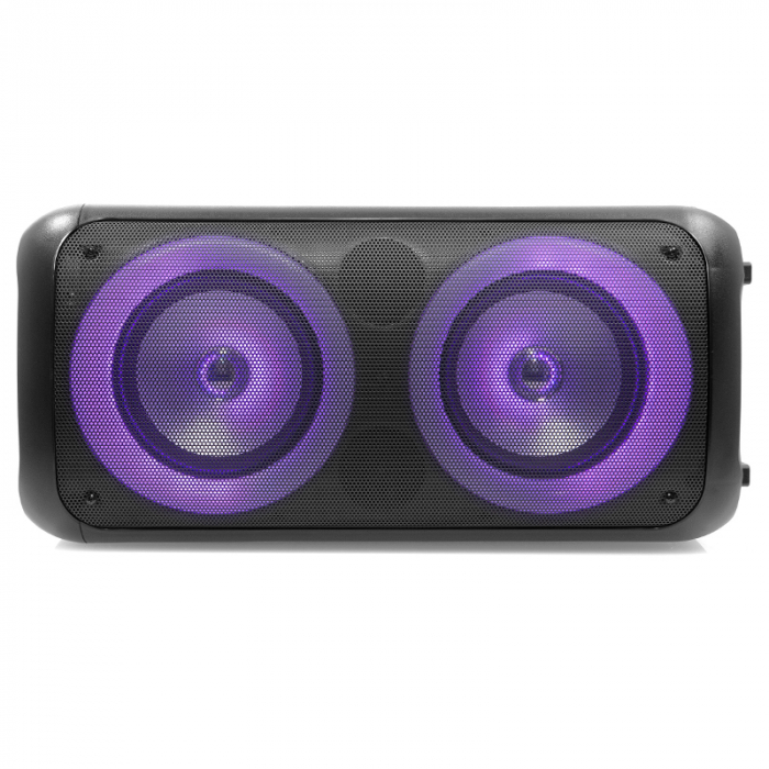 BOXA PORTABILA 2X8''/20CM CU BT/USB/SD [11]