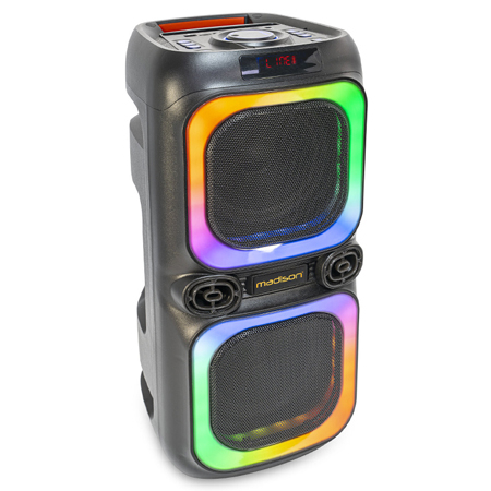 BOXA PORTABILA 2X8"/20CM TWS CU BT/USB/MSD [1]