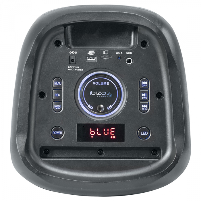 BOXA PORTABILA 2X8"/20CM TWS CU BT/USB/MSD [4]
