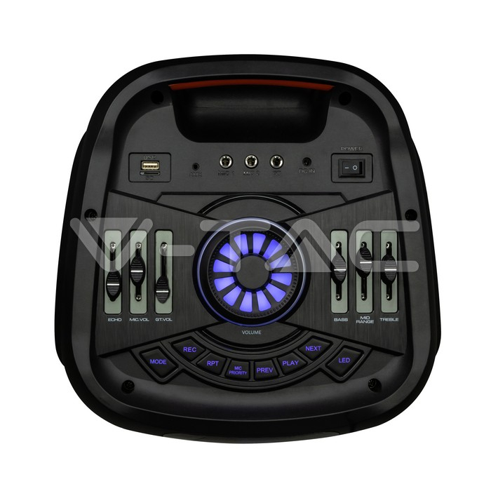 BOXA PORTABILA 2X8" 40W RMS BT/FM/AUX [2]