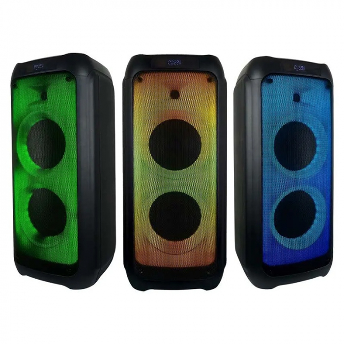 BOXA PORTABILA 2X8" 40W RMS BT/FM/AUX [10]