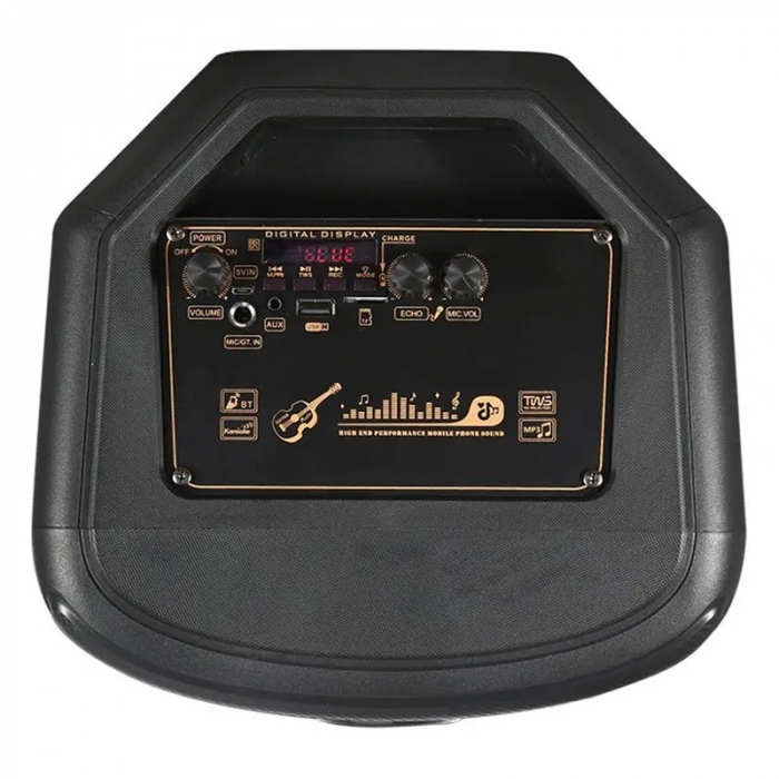 BOXA PORTABILA 2X8" 65W RMS BT/FM/AUX [10]