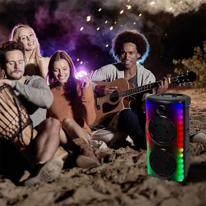 BOXA PORTABILA 2X8" 65W RMS BT/FM/AUX [5]