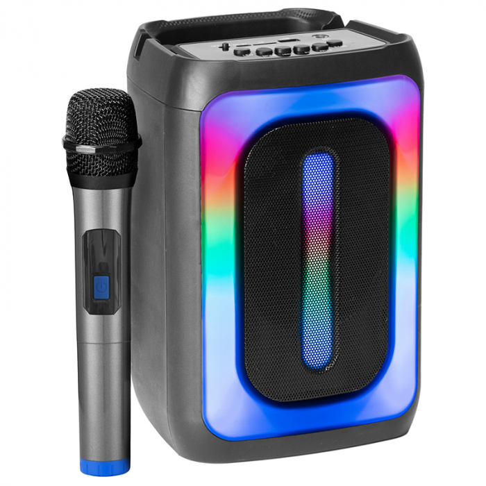 BOXA PORTABILA 4"/10CM 25W TWS BT/FM/USB/MSD [2]