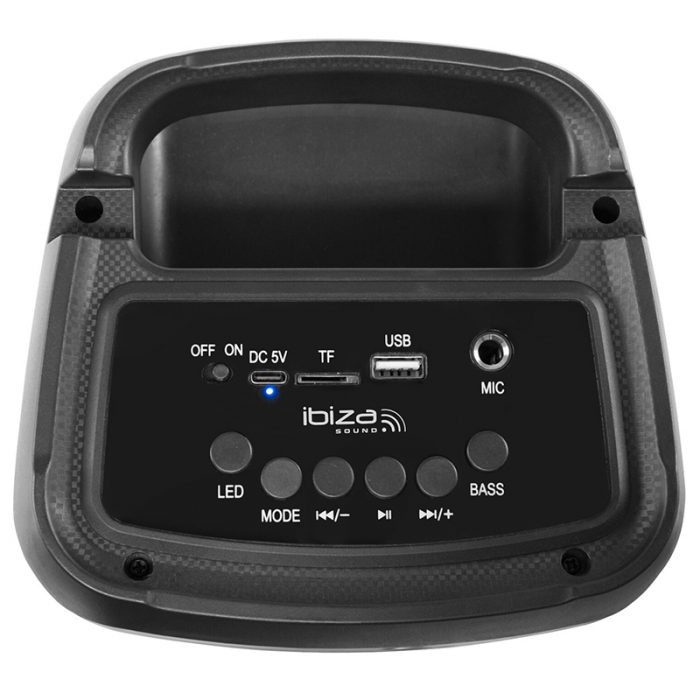 BOXA PORTABILA 4"/10CM 25W TWS BT/FM/USB/MSD [7]