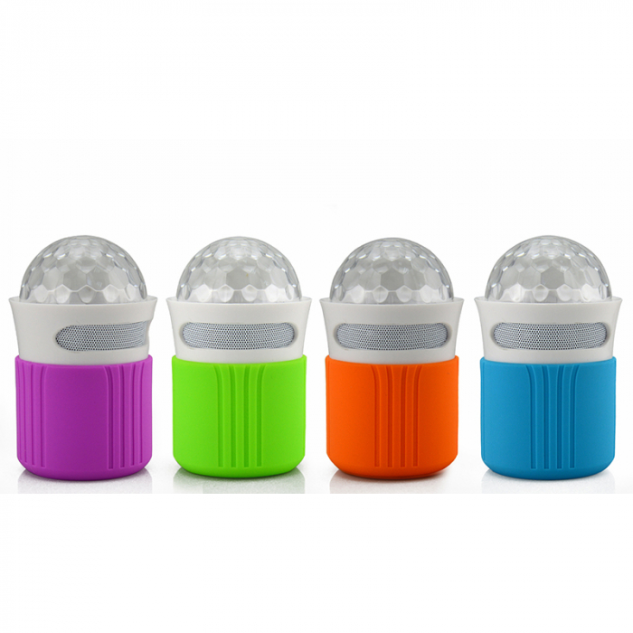 BOXA PORTABILA BLUETOOTH CU LED RGB ASTRO + HUSE DE SCHIMB 4 CULORI [3]