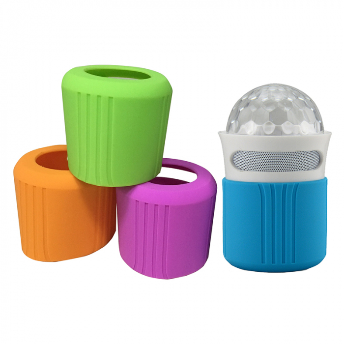BOXA PORTABILA BLUETOOTH CU LED RGB ASTRO + HUSE DE SCHIMB 4 CULORI [4]