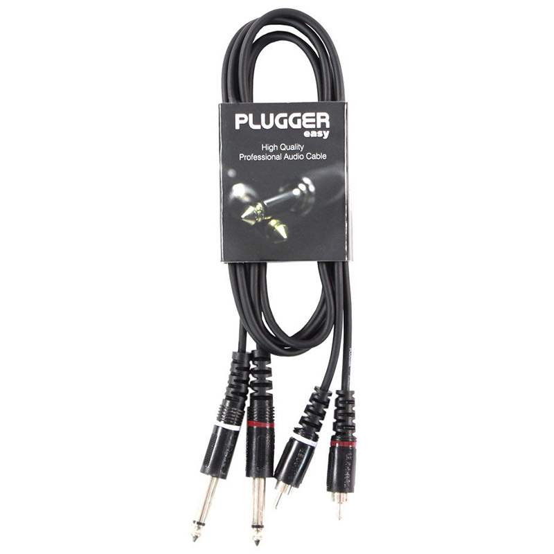 CABLU 2X JACK 6.35 TATA MONO - 2RCA TATA 1.5M [3]