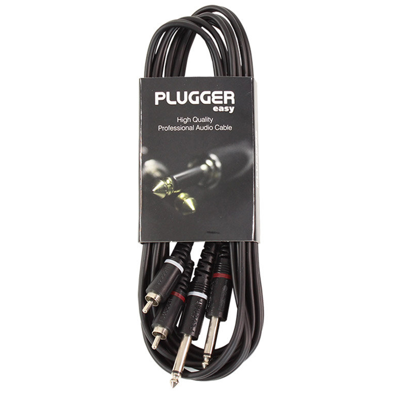 CABLU 2X JACK 6.35 TATA MONO - 2RCA TATA 3M [3]