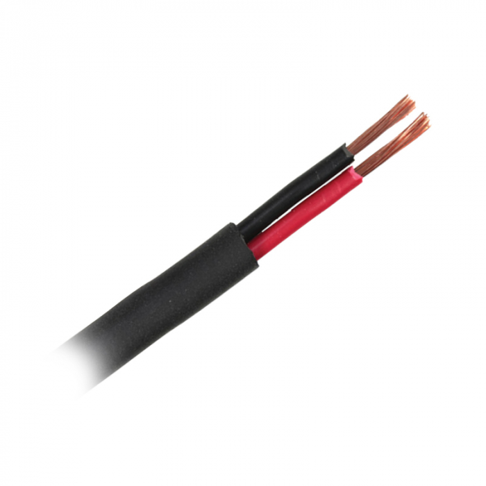CABLU DIFUZOR ROTUND 2X1.5MM 100M NEGRU [3]
