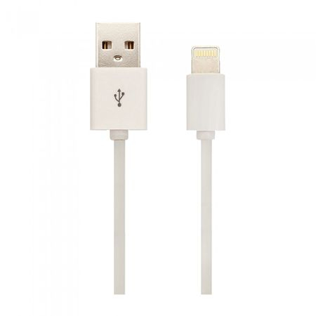 CABLU IPHONE 1.5M CU LICENTA MFI, ALB [1]