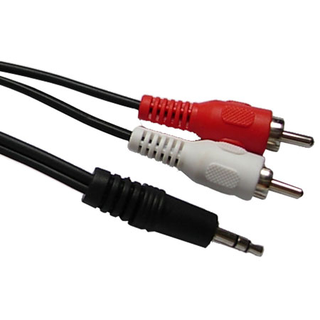CABLU JACK 3.5 STEREO /2RCA GOLD 5M [1]