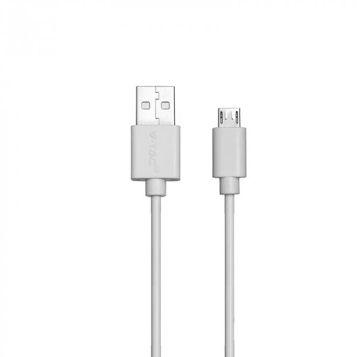 CABLU MICRO USB 1M PEARL EDITON - ALB [2]