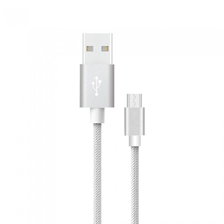 CABLU MICRO USB 1M PLATINUM EDITON - ARGINTIU [1]