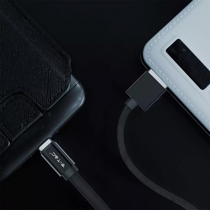 CABLU MICRO USB 1M RUBY EDITION - NEGRU [4]