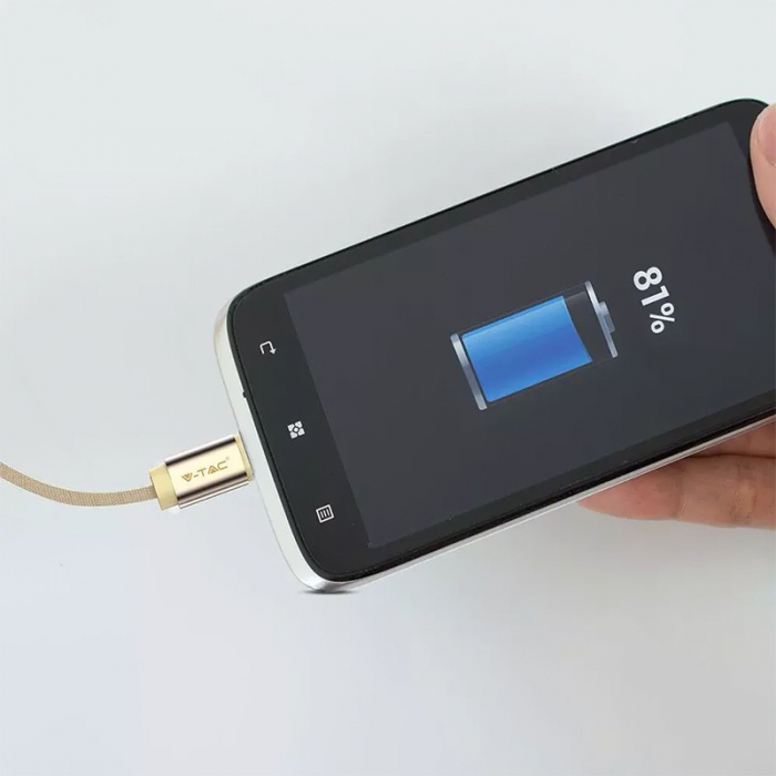CABLU MICRO USB 1M RUBY EDITON - AURIU [4]