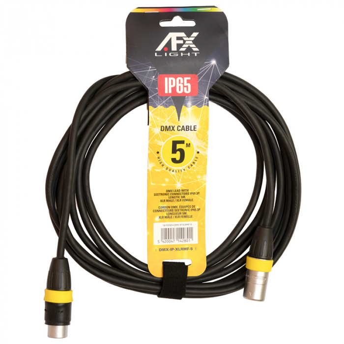 CABLU PROFESIONAL DMX IP65 XLR TATA - XLR MAMA 5M [3]
