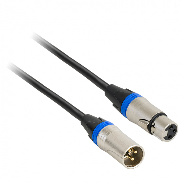 CABLU PROFESIONAL XLR TATA - XLR MAMA 0.6M [2]