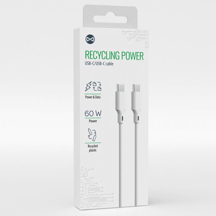 CABLU TIP C - TIP C 1.5M 3A - ALB [5]