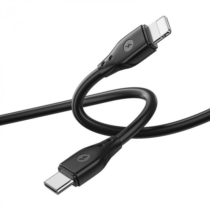 CABLU USB-C - LIGHTNING 1.2M 30W - negru [6]