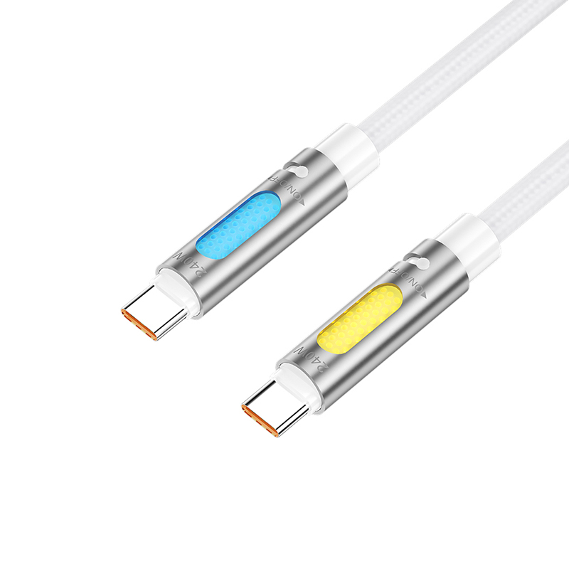 CABLU USB-C - USB - C 1.2M 240W CU RGB SI AROMATHERAPY - ALB [3]