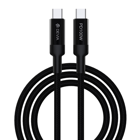 CABLU USB-C - USB-C 100W 1.5M - NEGRU [1]