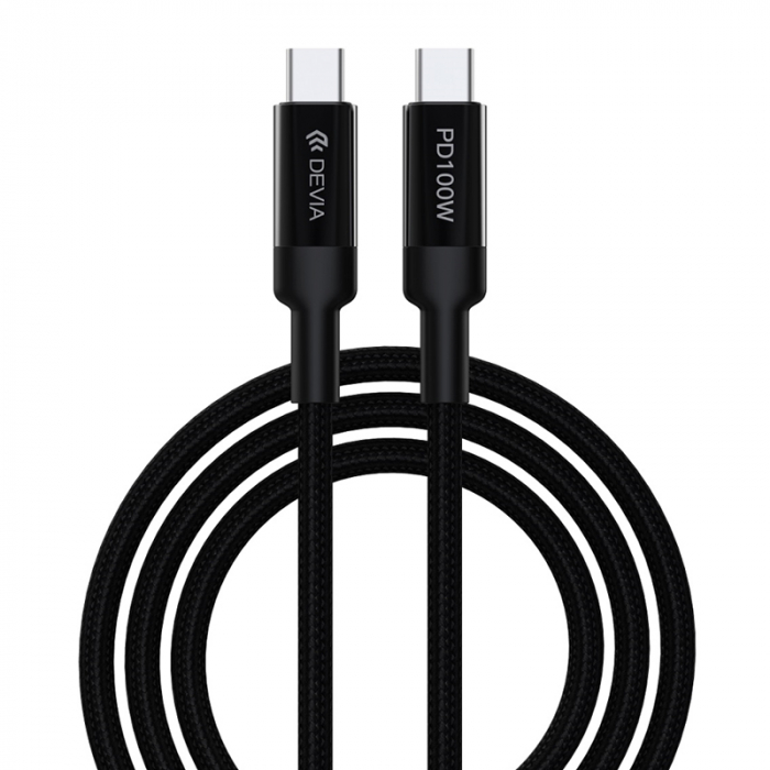 CABLU USB-C - USB-C 100W 1.5M - NEGRU [2]