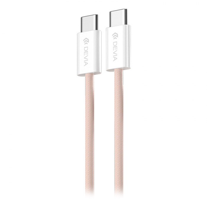 CABLU USB-C - USB-C 1M 60W 3A - ROZ [2]