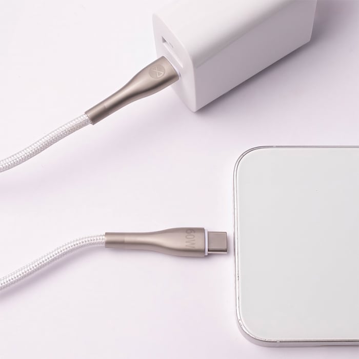 CABLU USB C - USB C 2M 60W - ALB [5]