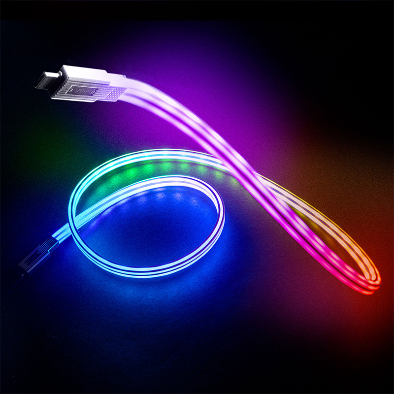 CABLU USB-C - USB-C FAST CHARGE 1M ILUMINAT LED [5]