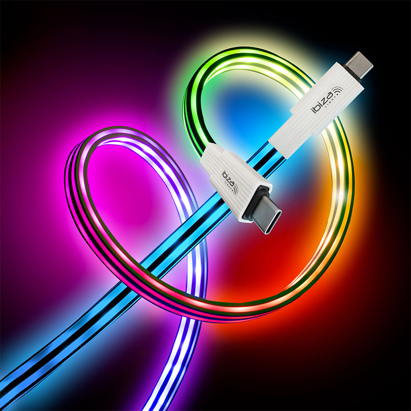 CABLU USB-C - USB-C FAST CHARGE 1M ILUMINAT LED [4]