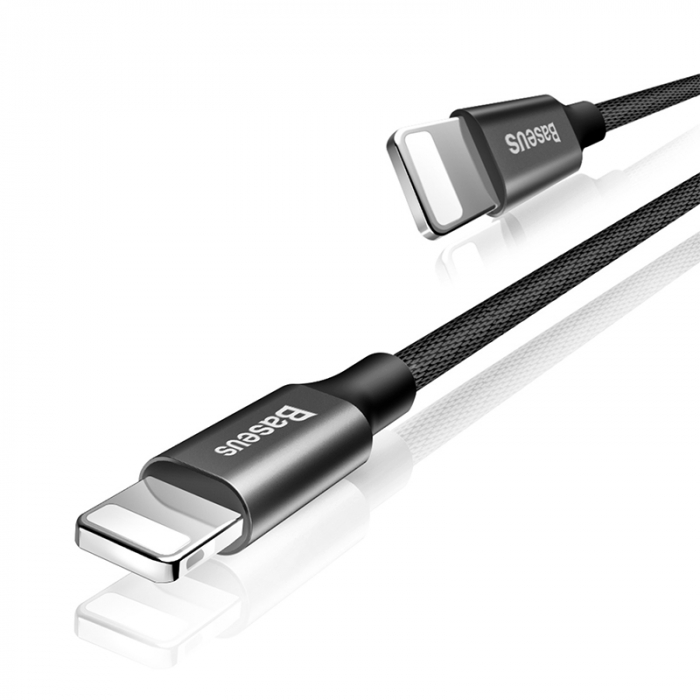 CABLU USB -LIGHTNING 2A 1.2M BASEUS - NEGRU [3]