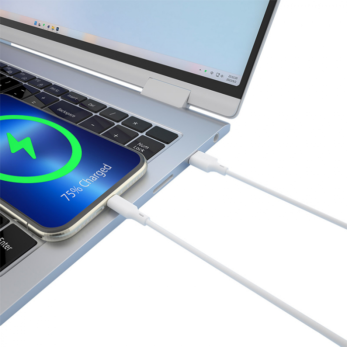 CABLU USB -TIP C 1.5M 3A - ALB [6]