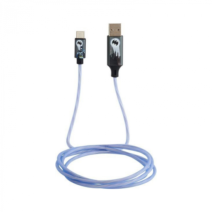 CABLU USB - TIP C ILUMINAT 1.2M MODEL BATMAN [2]