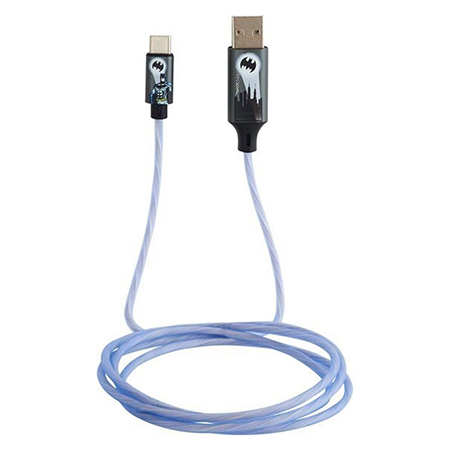 CABLU USB - TIP C ILUMINAT 1.2M MODEL BATMAN [1]